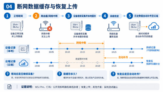 连锁药房冷柜温度监测从探头门店网络到总部质量看板的系统架构图